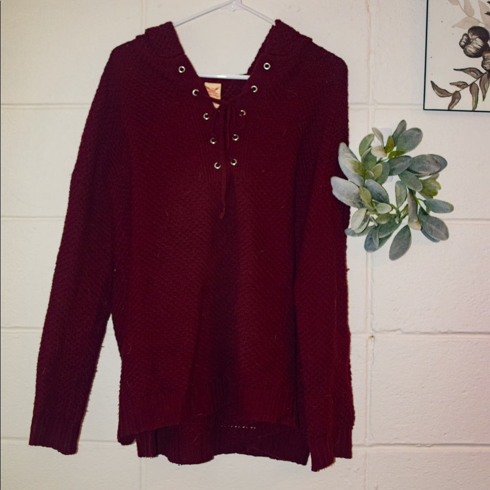 Red sweater